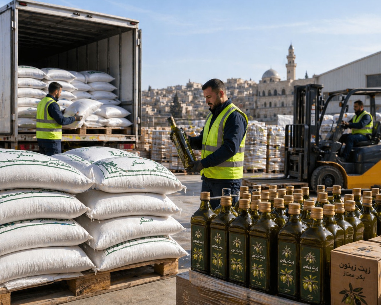 شركة غولدن دريم الجزائرية ترغب بتوريد مادتي السكر الأبيض المكرر وزيت الزيتون  الى سوريا  - فرص تجارية 